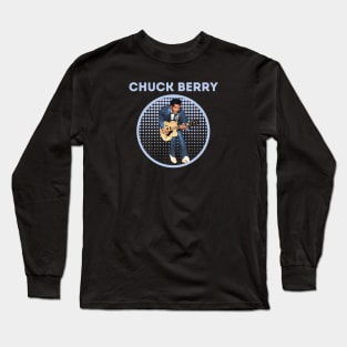 chuck berry ll blue Long Sleeve T-Shirt